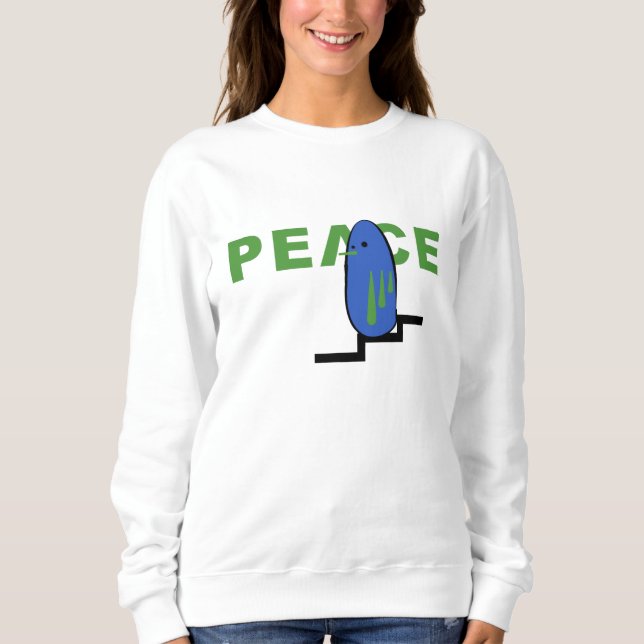 Dove of Peace Cartoon Sweatshirt (Front)