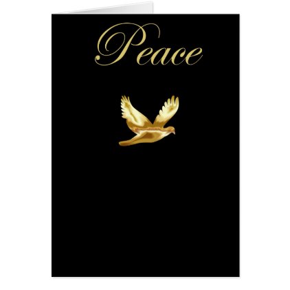 DOVE OF PEACE CHRISTMAS CARD