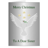 Dove Of Peace Design Sister Christmas (Front)