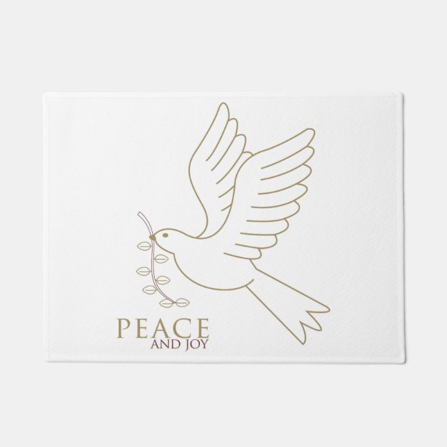 Dove of peace doormat (Front)