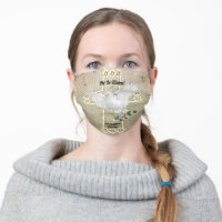 Dove of Peace Easter Adult Cloth Face Mask
