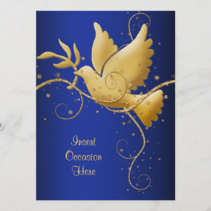 Dove of peace invitation