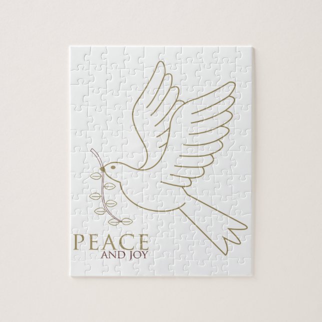 Dove of peace jigsaw puzzle (Vertical)