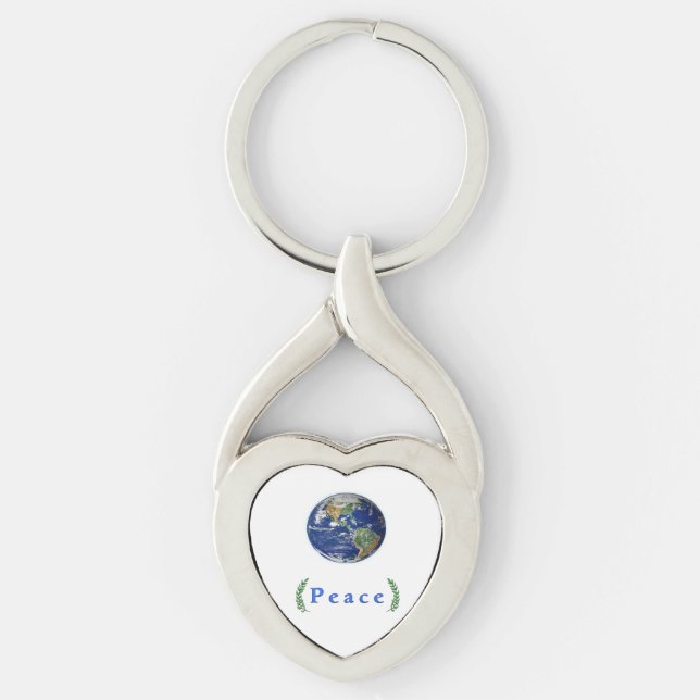 Dove of peace keychain (Front)