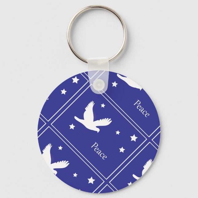 dove of peace keychain (Front)