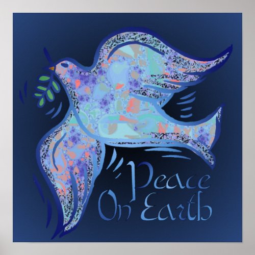 Dove of Peace Midnight Print