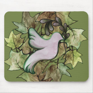 Dove of Peace on Earth and Hope for Worlds Peace   Mouse Pad