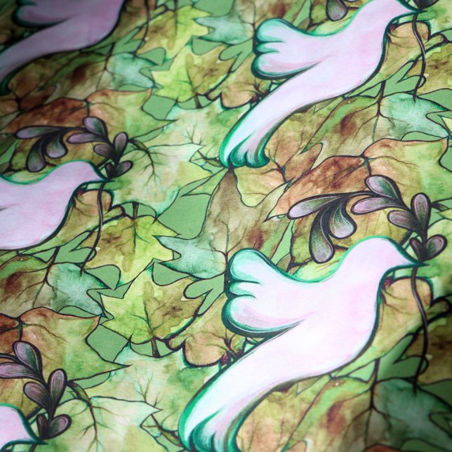 Dove of Peace on Earth and Hope for Worlds Peace   Wrapping Paper (Creator Uploaded)