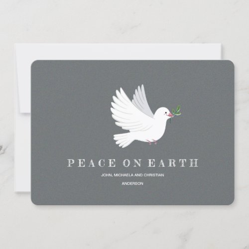 Dove of Peace Photo Holiday Card