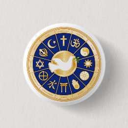 Dove of Peace Pinback Button
