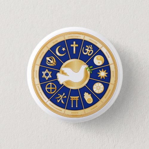 Dove of Peace Pinback Button