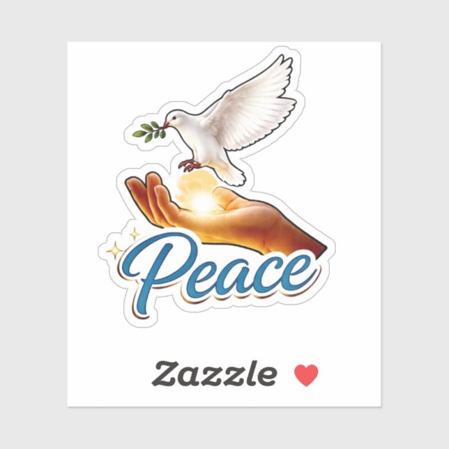 Dove of Peace Sticker (Sheet)