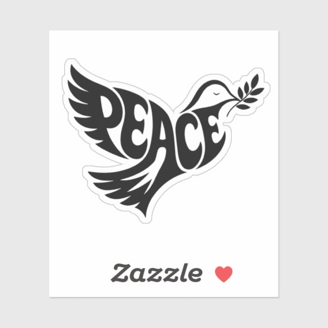 Dove of Peace Sticker (Sheet)