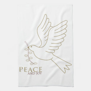 Dove of peace towel