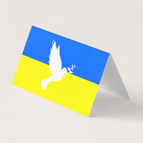 Dove of Peace Ukraine Flag Card Freedom _ Peace
