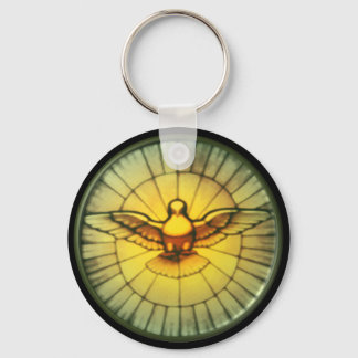 Dove of the Holy Spirit Keychain