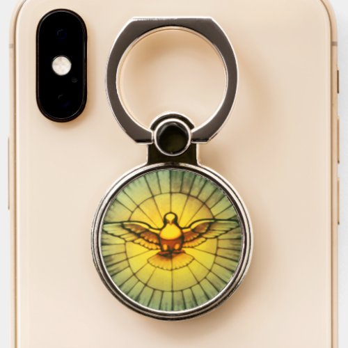 Dove of the Holy Spirit Phone Ring Stand