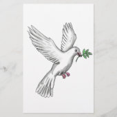 Dove Olive Leaf Tattoo (Front)