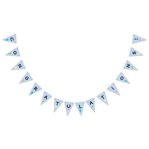 Dove on Branch Celebration Bunting Flags