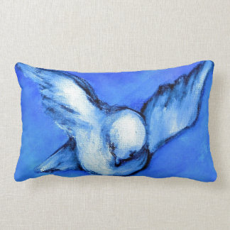 Dove-Original Art by SQ Streater Lumbar Pillow
