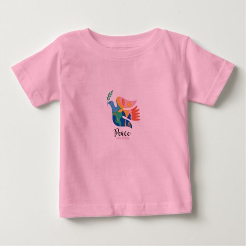 Dove peace for world baby T_Shirt