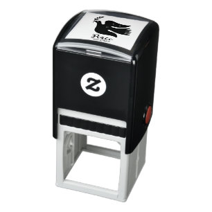 Dove peace for world self-inking stamp