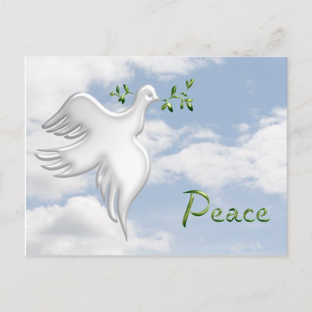Dove Peace Sky Postcard (Front)