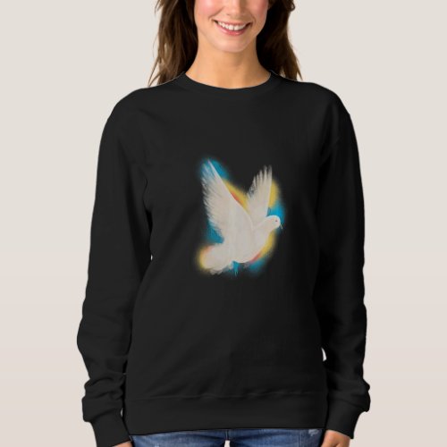 Dove Peace Symbol Holy Spirit Christian Sweatshirt