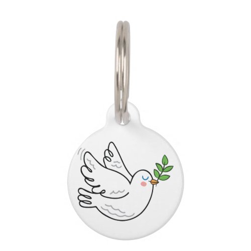 Dove Pet ID Tag