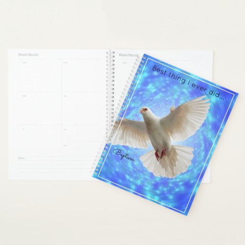 Dove Planner Book Best Thing Baptism