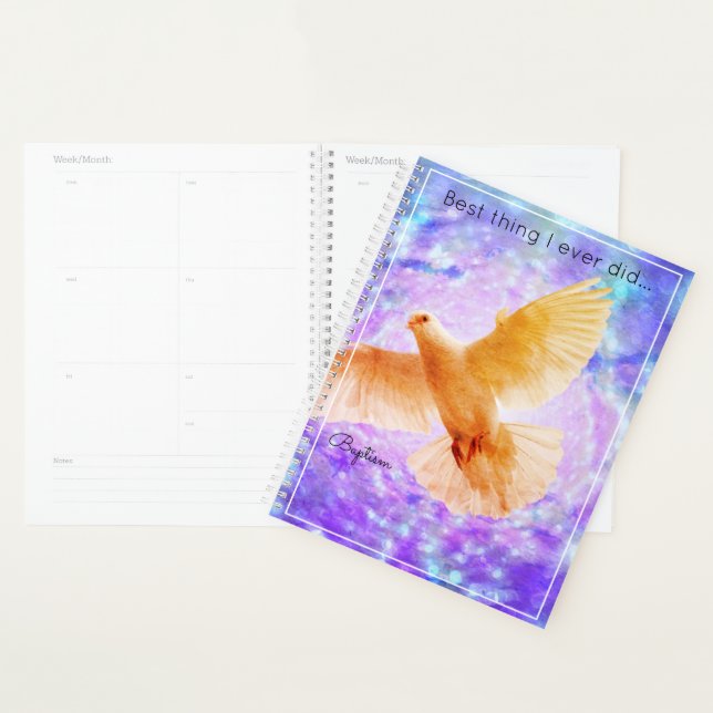 Dove Planner Book Best Thing Baptism (Display)