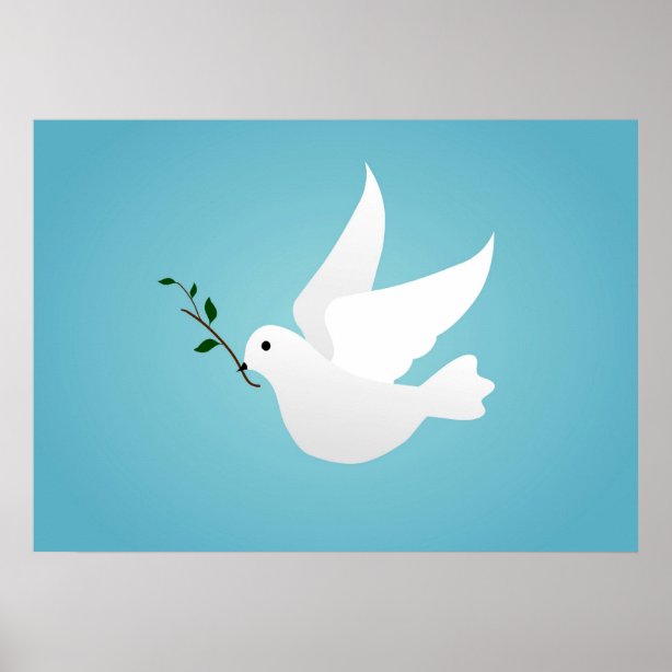 Dove Of Peace Posters And Prints Zazzle 7163