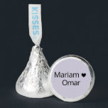 Dove Purple Just Married Heart Chocolate Wedding Hershey®'s Kisses®<br><div class="desc">This classic minimalist wedding design features the bride and groom couple’s names and an elegant heart accent, with a stylish modern typography script in white text on a purple background. Giving your guests this sweet treat is the perfect way to say thank you to them for attending your wedding ceremony,...</div>