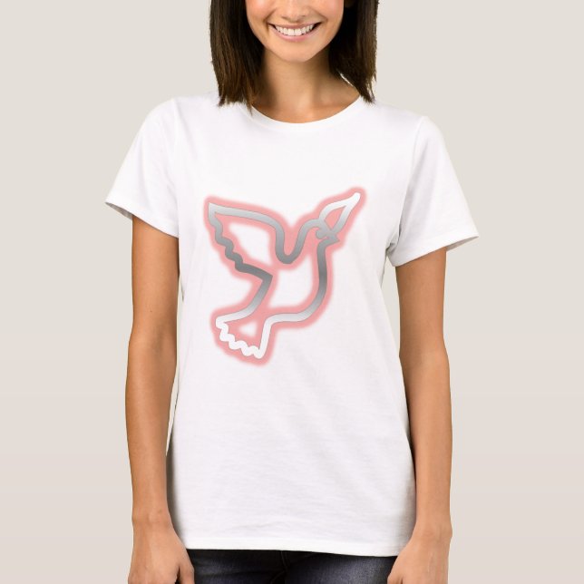 Dove Red Glow T-Shirt (Front)