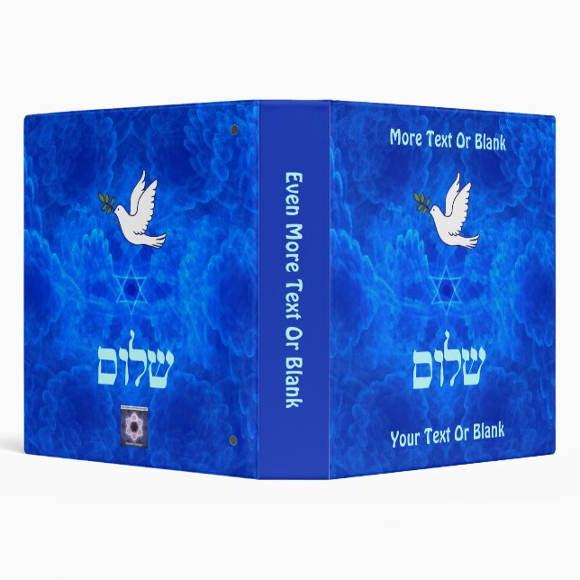 Dove - Shalom 3 Ring Binder (Background)
