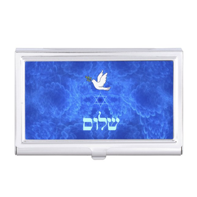 Dove - Shalom Business Card Holder (Front)