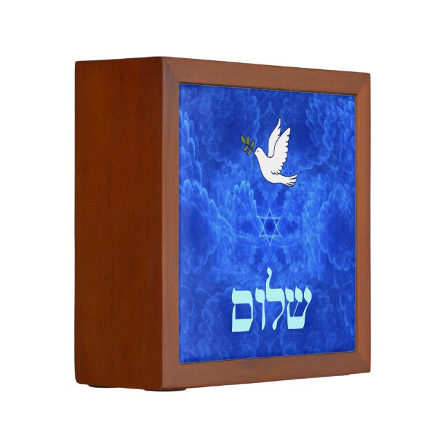 Dove - Shalom Desk Organizer (Left)
