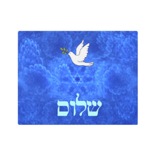 Dove - Shalom Metal Print