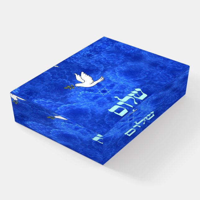 Dove - Shalom Paperweight (Angled)