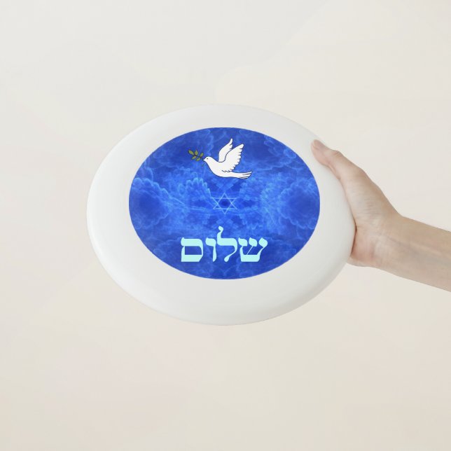 Dove - Shalom Wham-O Frisbee (In Hand)