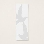 Dove Silhouette Bookmark (Back)