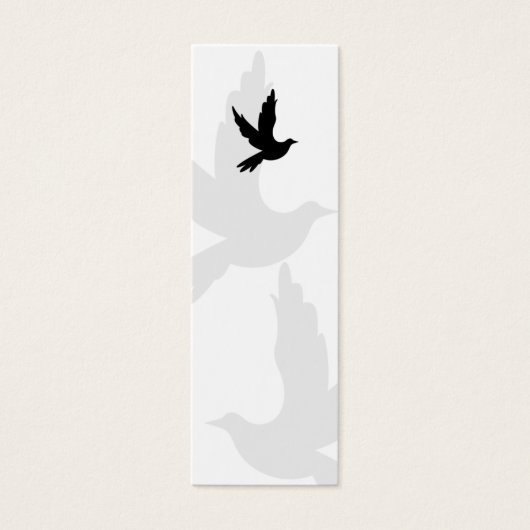 Dove Silhouette Bookmark (Front)