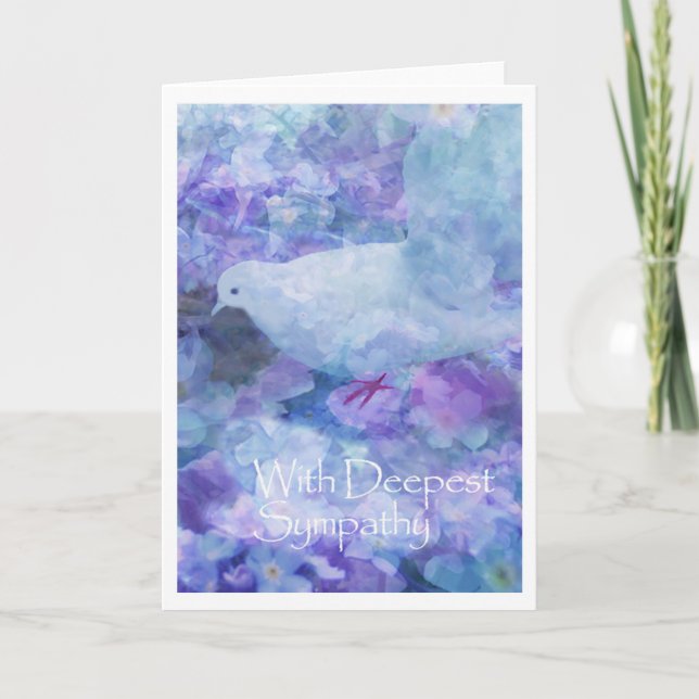 Dove Sympathy Card (Front)
