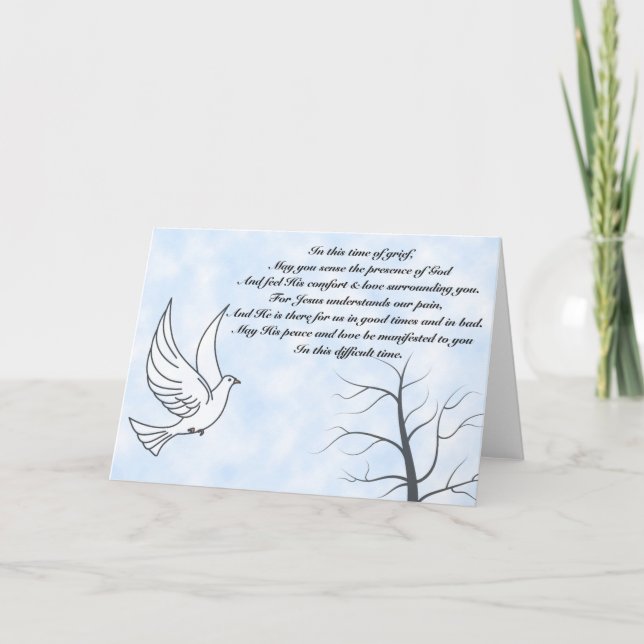 Dove Sympathy Card (Front)