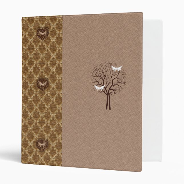 Dove Tree one 3 Ring Binder (Front/Inside)