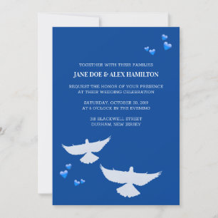 Dove Wedding Invitation