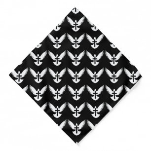 Dove with Cross Bandana