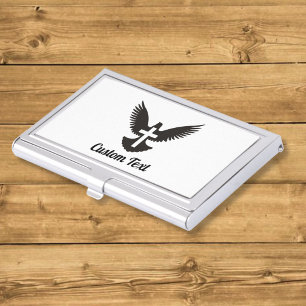 Dove with Cross Business Card Case