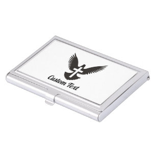 Dove with Cross Business Card Case