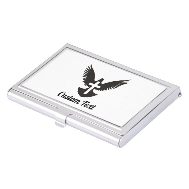 Dove with Cross Business Card Case (Front)
